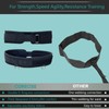CORECISE Weighted Training Waist Belt for Pulling Sled and Tires,Workout