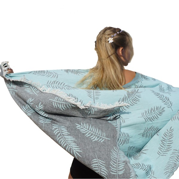 NERENZA CHICON Premium Turkish Beach Towel Cotton Peshtemal - Stylish
