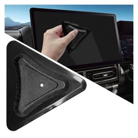 GAOLAOSY Car Window Squeegee, 4.48 Inch Silicone Car Glass Quick Dry Wiper Blade for Water Cleaning, Universal Flexible Automotive Water Scraper Cleaner Accessories for Windshield/Mirror (Black)