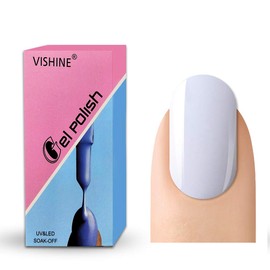 Vishine Gelpolish Professional Manicure Salon UV LED Soak Off Gel Nail Polish Varnish Color French White (1323)
