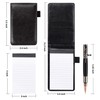 SMOOTHERPRO Mini Notepad Holder Set Pocket Size 11 Pieces Included