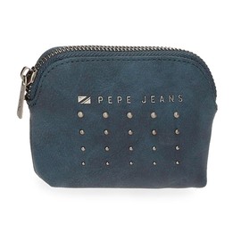 Pepe Jeans Holly Faux Leather Wallets and Wallets Black Brown Navy Various Sizes, navy, round purse