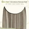 fshine wire hair extensions 12inch 70g human hair extensions fish