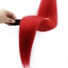 IXIMII 16 inch Red Braiding Hair Pre Stretched 3 packs