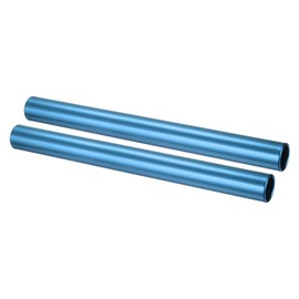 PATIKIL Relay Trucks Cubatons Set of 2 Aluminum Tube Outdoor Athletics Sports Game Practice Tool Blue