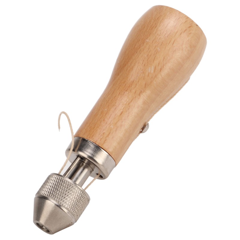 Leather Sewing Awl DIY Sewing Steel Stitching Awl with Nonslip