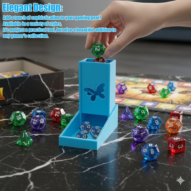 Falnvita Foldable Mini Dice Tower for D&D, RPG & Tabletop