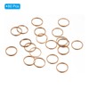 PATIKIL Beading Hoop Earrings, 60 Pcs Round Beading Findings Copper