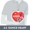 HERSHEY'S KISSES Milk Chocolate, Valentine's Candy Gift Box, 6.5 oz
