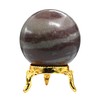 Narmada Shiva Lingam Crystal Ball with Stand - 2" Inches