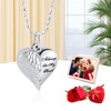 Imrsanl Cremation Jewelry for Ashes Heart Urn Necklace Pendants Ashes