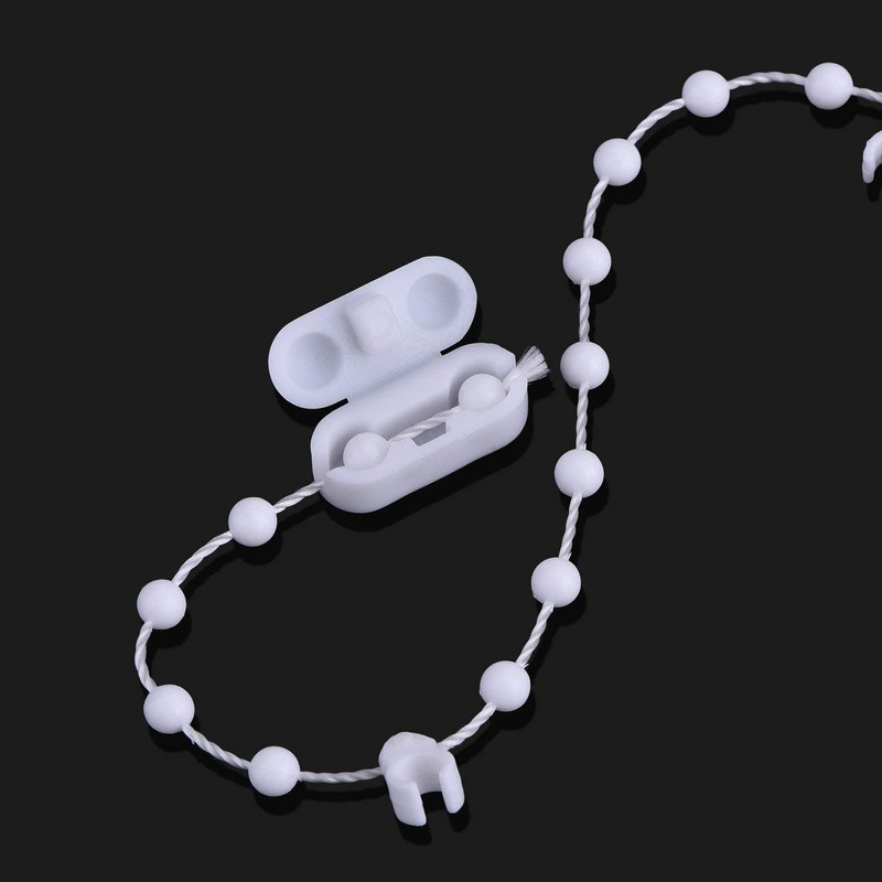 JZK 30 x Roller blind chain connector clip white plastic