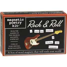 Magnetic Poetry - Rock & Roll Kit - Words for Refrigerator - Write Poems and Letters on the Fridge - Made in the USA