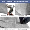 SHADEPLUS RV Dinette Cushions,Replacement Camper Cushions,RV Replacement Cushions with High