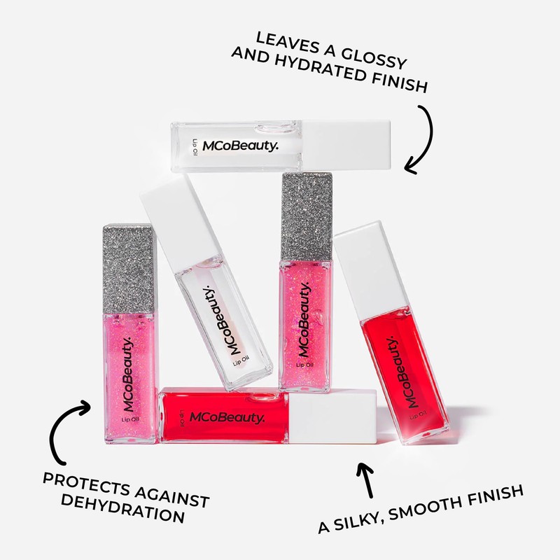 MCoBeauty Lip Oil Hydrating Treatment Tinted Lip Gloss - Sheer