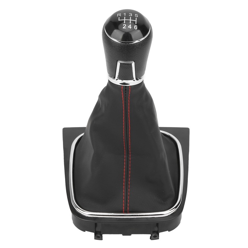PU Leather Gear Shift Knob with Dustproof Cover Boot 6