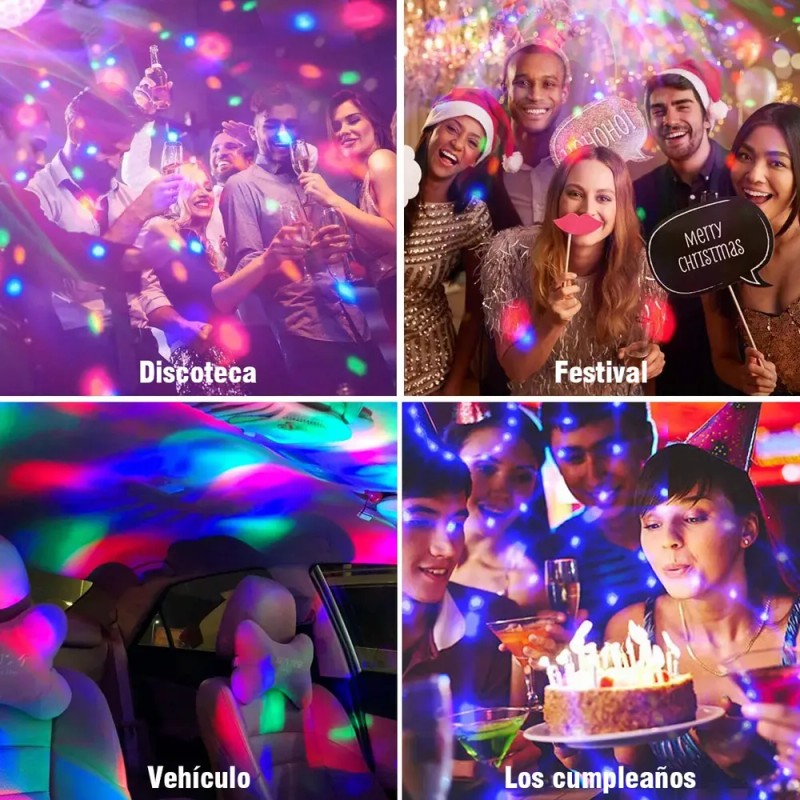 Pulseras LED Audiorítmicas Trixter de 10 Pz Para Eventos y
