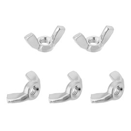 MroMax M4 - Tuercas de mariposa de acero inoxidable 304 para apretar a mano, 10 unidades