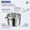 Tramontina Tempo Tri-Ply Base Stainless Steel 4-Quart Sauce Pan with
