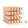 Double-drawer Refrigerator Egg Storage Box Can Keep Eggs Fresh Transparent