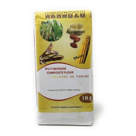 Akanozo "Composite Flour" (Ifu y'imvange)2.2 lbs or 1 kg. Nutritious Porridge Flour. Best for Children
