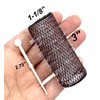 ALAZCO 8 pc Vintage Style Hair Rollers XLarge BRUSH ROLLERS