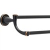 Peerless 24-in Double Oil Rubbed Bronze Wall Mount Double Towel