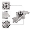 AULINK AW6348 Water Pump (W/Double-Row Sprocket;Engine 3.5L 3.7L) For 2011-2019