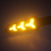DophiSall Auto 2-Pack Motorcycle Indicators Flowing Turn Signal Lights Y
