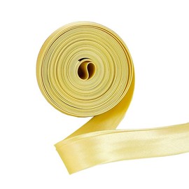 5m Yellow Satin Piping Trim 2.5cm Wide Piping Bias Tape for Sewing Fabric Edge Trimming