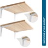 XFORT® London Shelf Brackets, Wall Mounted Shelve Brackets, Shelving Support
