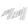 18inch Double Strip Quilting Ruler 60 Degree Diamond Quilt Ruler