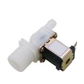 Water Solenoid Valve Plastic, G3/4 N/C Water Valve, Electromagnetic Valve, Electric Solenoid Valve, Quick Connection, Inlet Valve for Dishwasher, Washing Machine - DC 12 V