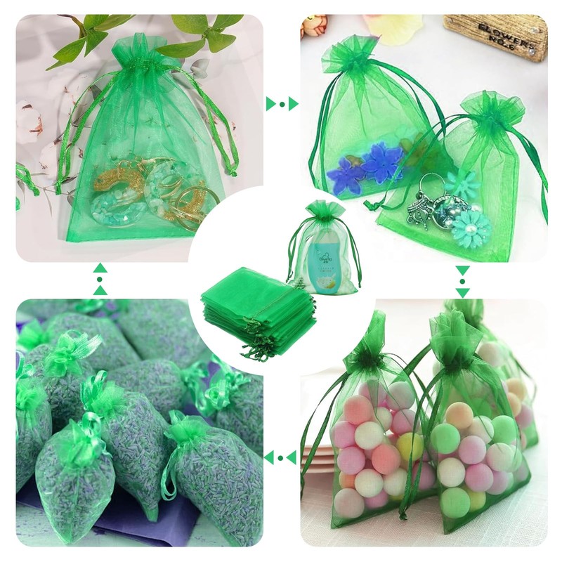 YWKJDDM 30 sacchetti in organza da riempire, per regali, matrimoni,
