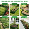 SHAOKAOLU 59FT Landscape Edging, 6" Tall Plastic Landscape Border w/Stakes
