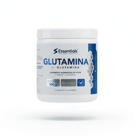 Glutamina Monohidrato 500 g | 100 porciones 100% pura Libre de azucares añadidos e ingredientes adulterados. | Essentials Innovation