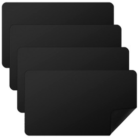 4 Pcs Black Card Game Mats 24 x 14 Inch TCG Playmat Table Card Game Mats Smooth Playing Card Mat