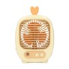 Small Desk Fan 3 Speed Mode Humidifier Function USB Charge