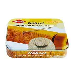 Kleiber + Co.GmbH Nähset in Metalldose, Metall, Orange