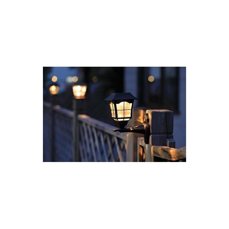 pathscapes pathscapes W58342 4pk Black Solar Wall Light