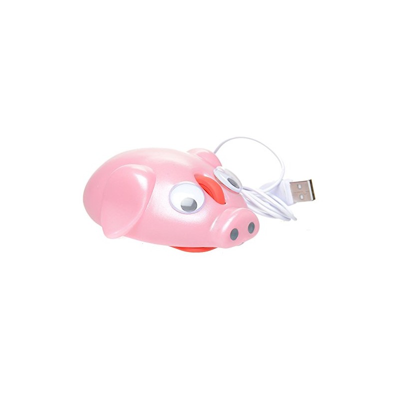 Cosa Nova Pig Computer Mouse with Bobble Eyes and Mood