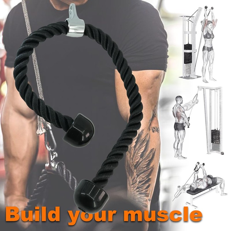 Selyse Nylon Triceps Rope Power Station Bicep and Triceps Rope