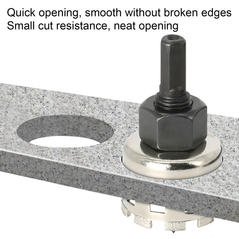 Brazing Hole Saw Set with Positioning Center Drill High Speed