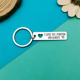 Boyfriend Gifts Keychain Couple Gift Anniversary Jewelry Gift for Wife Husband Valentines Day Gift for Girlfriend Boyfriend Birthday Christmas Wedding Engagement Gift for Him Her