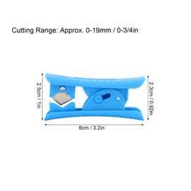 PTFE Tube Cutter, PTFE Plastic Tube Cutter, Tubing Cutter Tool, Self Standing Pipe Cutter, 3D Printer Hose Cutter for PTFE, PU, PE, Tube Cutters
