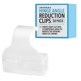 Impresa [50 Pack] Durable Cabinet Restrictor Clips for Grass TEC 864 Hinge - Easy to Install Invisible Kitchen Cabinet Door Restraint