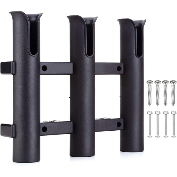 BigTron Fishing Rod Holder Bracket, Tube 3 Rod Rack, Fishing