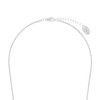 s.Oliver Women's 925 Sterling Silver Necklace, Partially with Gemstone, Rhodium-Plated/Gold-Plated