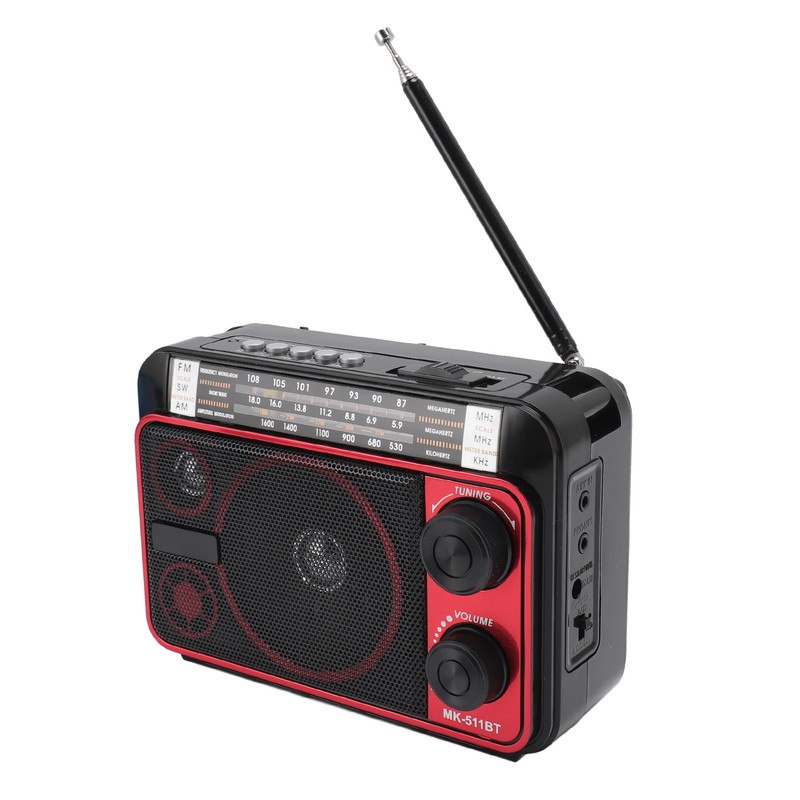 Portable Shortwave Radio FM AM SW Bluetooth 5.0 Multifunction Multi