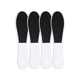 Pack of 4 Double-Sided Pedicure Foot File Remover Dead Hard Skin Callus Rasp Scrubber Callus File Foot File Foot File Reusable Foot Care Pedicure Tool for Wet and Dry